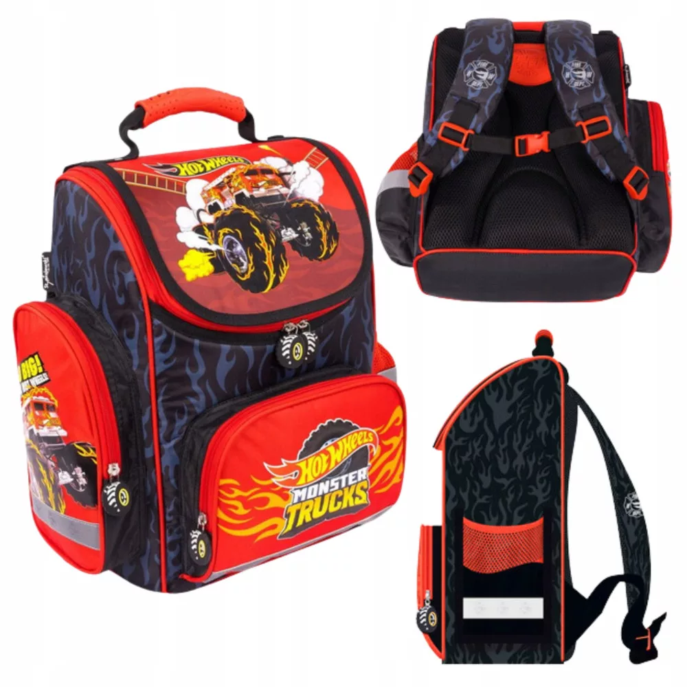 HOT WHEELS ISKOLATA TÁSKA EGY FIÚ MAJEWSKI MONSTER TRUCKHOZ