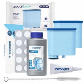    2× vízszűrő AquaFloow AF04 kávéfőzőhöz, kék + 4 egyéb termék