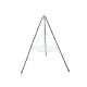  Grill / Állvány / Kovácsolt kerti állvány a tűz fölé, ráccsal 60cm magas 150cm