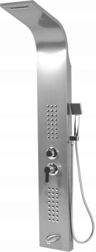 Zuhany panelek - Inox zuhany panel eső zuhany + hidromasszázs