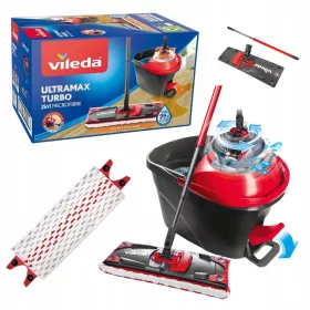   Vödör és forgófelmosó Vileda Ultramax Turbo flat Vileda 14 cm