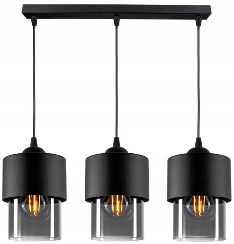 Modern üveg függő lámpa mennyezeti tetőtéri LED