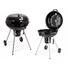    KEREK KERTI SZÉN GRILL FEDŐVEL, ÁTMÉRŐ 54 CM LUND 99584