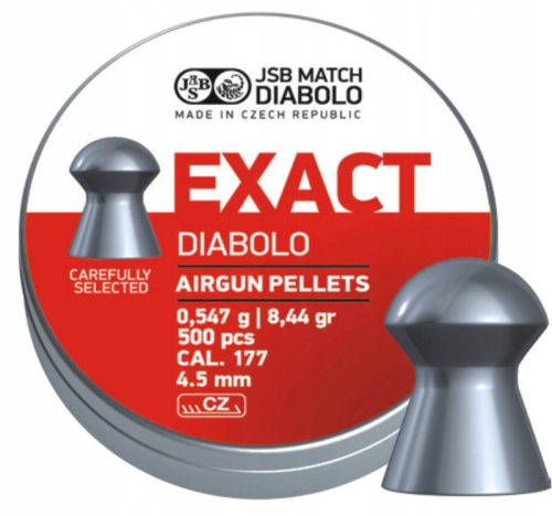 Patronok légpuskához - Diabolo JSB Pontos 4,5 mm 4,50 VÁGOK 500 DCS.