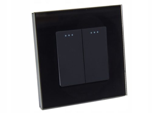 Dupla kapcsoló Classic B-line fekete KP-1100013