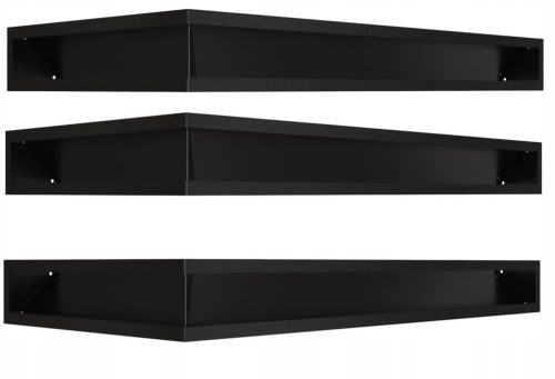 Kandalló rostély - Bal kandalló GRILLE LUFT 80x40x9 3 db SF fekete