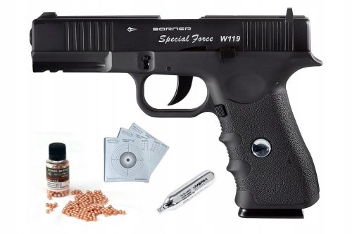 Légpuska - BORNER Special Force W119 Blowback 4,5 mm+ pisztoly