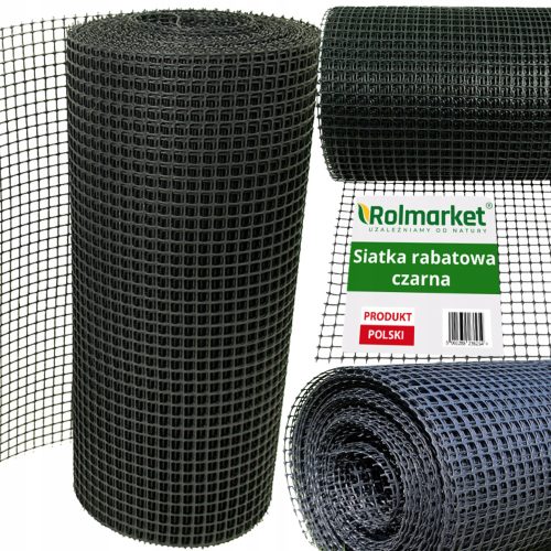 Műanyag kerti háló 40x2500 cm fekete