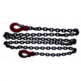 Láncos rögzítés horgokkal 63kN 6,3T L=2,5M minőség