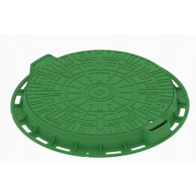 Az aknát 600 mm-es világoszÖLD cső fedi