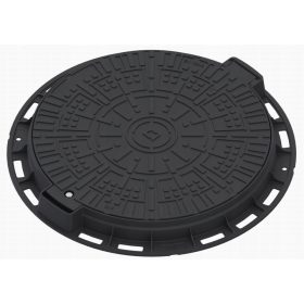 Az aknát egy 600-as átmérőjű FEKETE könnyűcső fedi