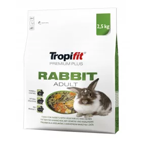   Takarmány kis rágcsálóknak - TropiFit Premium Plus nyúl - 2,5 kg nyúlhoz