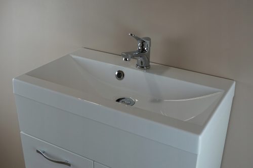 Fürdőszobai mosdók - Naszafkowa Washbasin 60x35 cm fehér konglomerátum