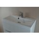Fürdőszobai mosdók - Naszafkowa Washbasin 60x35 cm fehér konglomerátum