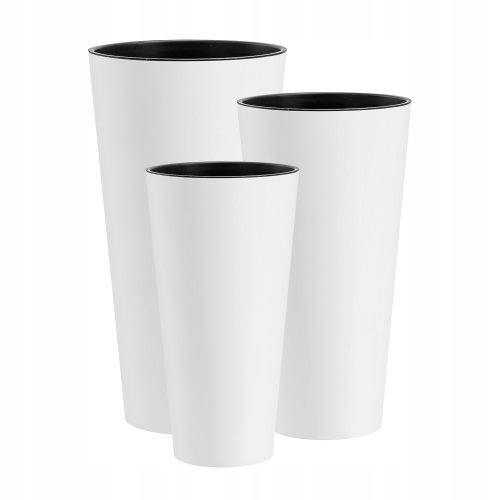  Prosperplast virágcserép 144 cm x 30 x 57 cm, fehér műanyag