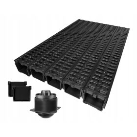 LINEÁRIS ELVEZETÉS KÉSZLET, 5 m-es tálca + tartozékok