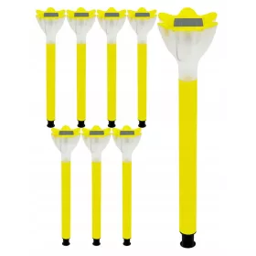  NNLED beágyazott napelemes lámpa 32,5 cm 8 db.