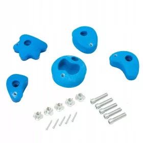   Mászófogantyúk Masszából készült mászókövek játszótérre, kék színben