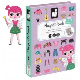  Janod Mágneses Puzzle Magnetibook Costumes Girl