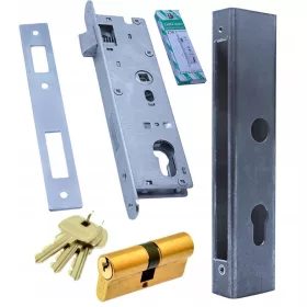  Zár a kapukhoz és a kapukhoz - Kazettás doboz 50x30mm-es zár 72/34mm-es betétkulcsok