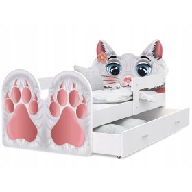  AJKmeble Kotek ágy 85 x 163 cm, tarka