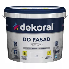Dekoral akril falfesték 10 l Matt fehér