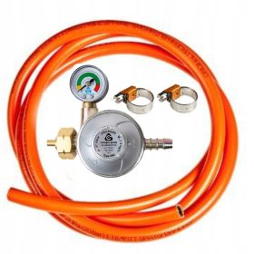    Szűkítő palackhoz nyomásmérővel és 2 m-es gáztömlővel