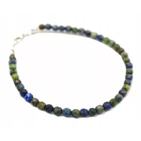  Ezüst 925 finom karkötő - természetes azurit