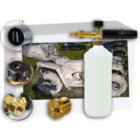   Habosító magasnyomású mosóhoz -  Fekete Decker hab sárgaréz zongora