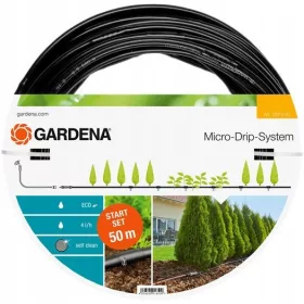  Gardena 13013-20 csepegtető zsinór, fekete, 50 m