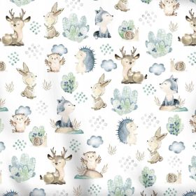   Gyermek lepedő gumival - Pamutlap 160x90 radír keverékmintákkal