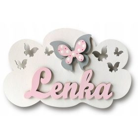   Gyermek éjszakai lámpa - Éjszakai lámpa felhő xxl LED gyermek neve ingyenes