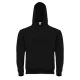 JHK férfi kapucnis pulóver, fekete, L-es méret