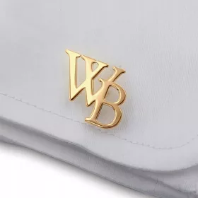  Mandzsettagombok az ábécé betűinek kezdőbetűivel