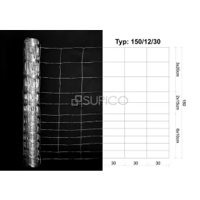Supico kerítésháló 1,5x50 m