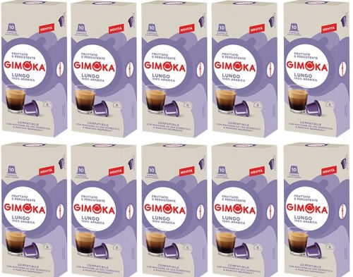 Kapszulák kávéval a nespresso lungo gimok x100 -hoz