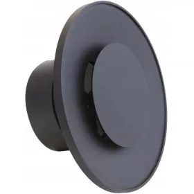 ASV fém befúvó befúvó, 100mm, FEKETE keret