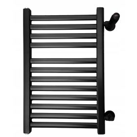    Regnis 304 W-os vizes fürdőszobai radiátor 440 x 675 mm fekete