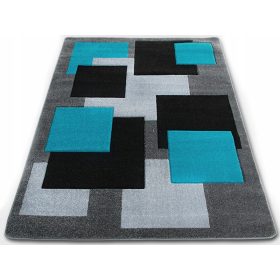 Szőnyeg - Szőnyeg 80x150 cm szürke és piros