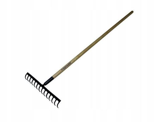  Fiskars fém gereblye 30 x 155 cm