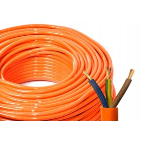   Kerek elektromos kábel, rugalmas (szálas), PUR gumi szigetelés Hilark 3 x 2,5