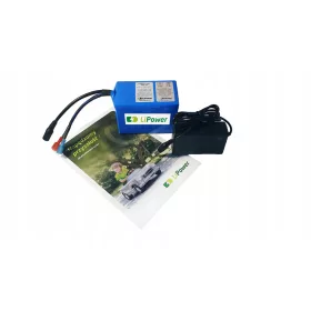  Li-Ion LiPower akkumulátor 11Ah 12V töltő 2A