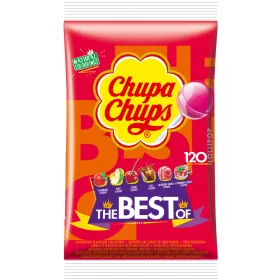 Chupa chups gyümölcs nyalóka zsák 120 db