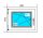 Ablak - PVC Windows 600x500 Ru White, jobb, matt üveg