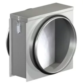   Légcsatorna - Diffúzor betáplálás - kipufogó 125 mm rozsdamentes acél króm