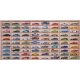  Polc játékautók autók rugók Hot Wheels rendező 80 hely Fa