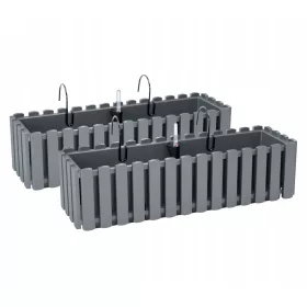  2x Balkon ültető doboz DDEF600 Hooks + System