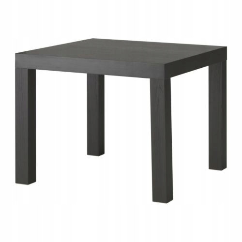  IKEA LACK asztal négyzet alakú asztal 55x55 cm FEKETE-BARNA