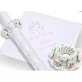   Keresztelő gyertya - Baptizmus -Keresztelés és keresztelő gyertya, MS HFT