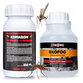    Folyadék kullancsok, szúnyogok ellen Komaron Forte 250 ml + Folyadék csótányok, kullancsok, szúnyogok, hangyák, legyek, pókok, bolhák, poloskák, ezüsthal ellen Erős 0,35 kg 250 ml